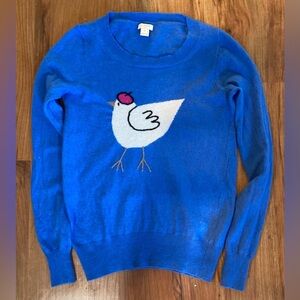 Women’s size small J Crew bird sweater (runs small)